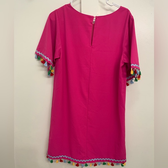 Pink tassel dress - Picture 5 of 5